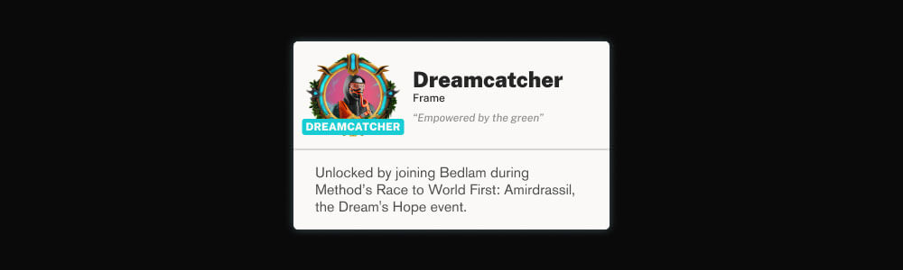 Bedlam Dreamcatcher frame