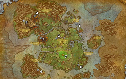 Amirdrassil Glyph Map