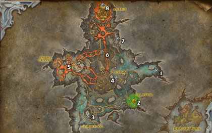 Nal ks’kol Glyph Map