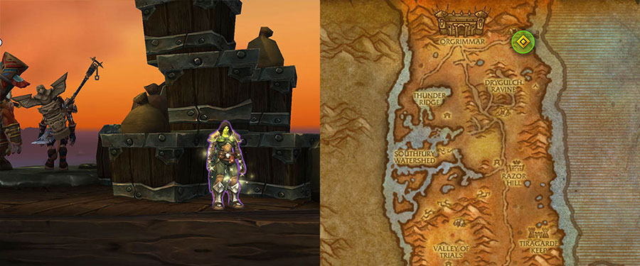 pre-patch orgrimmar vendor location