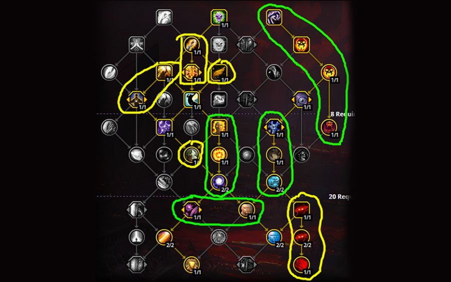 shadow priest class tree