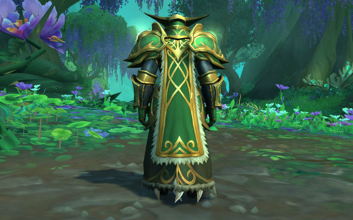 Sun Warden Transmog Set Back