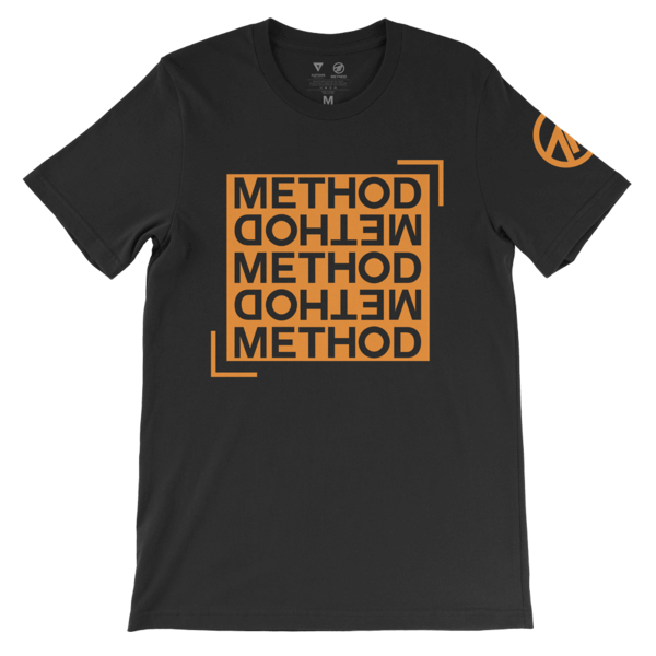 method mirror box tee black